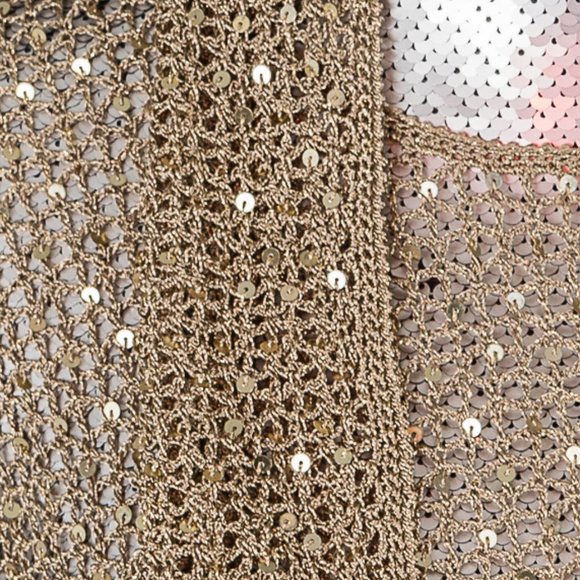 NWT Sequin sweater and bonus scarf - M - Picture 3 of 5